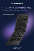 ZENTIVO ZA midnight-purple foldable keyboard ad