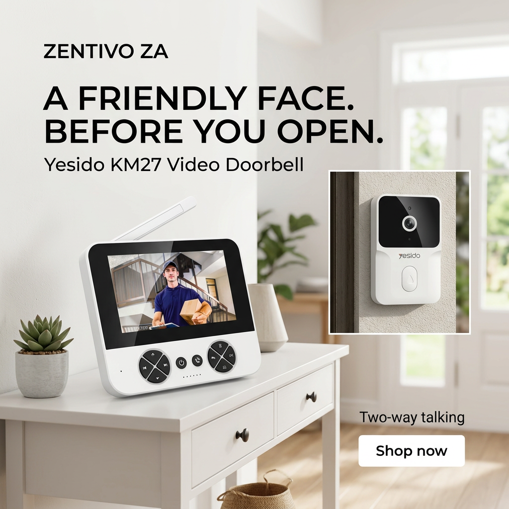 ZENTIVO ZA Yesido video doorbell home lifestyle ad